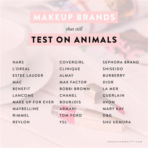 does yves saint laurent cosmetics test on animals|cosmetics that still test on animals.